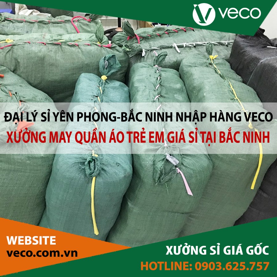 VECO-Xưởng may quần áo trẻ em giá sỉ tại Bắc Ninh